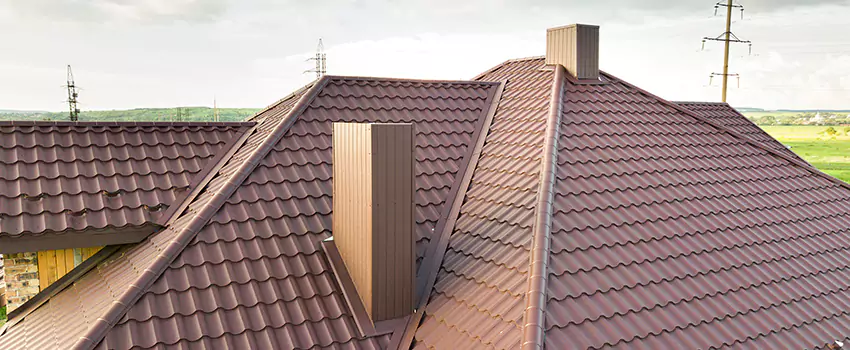 Residential Chimney Flashing Restoration in Winchester, MA