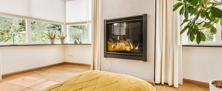 Residential Fireplace Ceramic Glass Installation in Winchester, MA