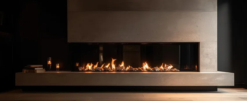 Gas Fireplace Ember Bed Design Services in Winchester, Massachusetts