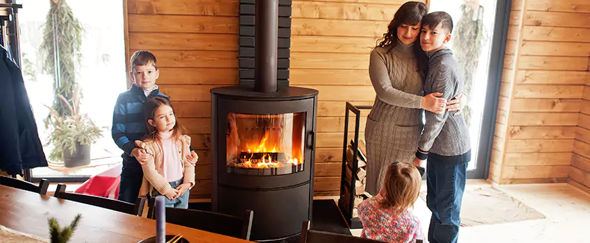 Morso Cast Iron Fireplace Insert Installation in Winchester, Massachusetts