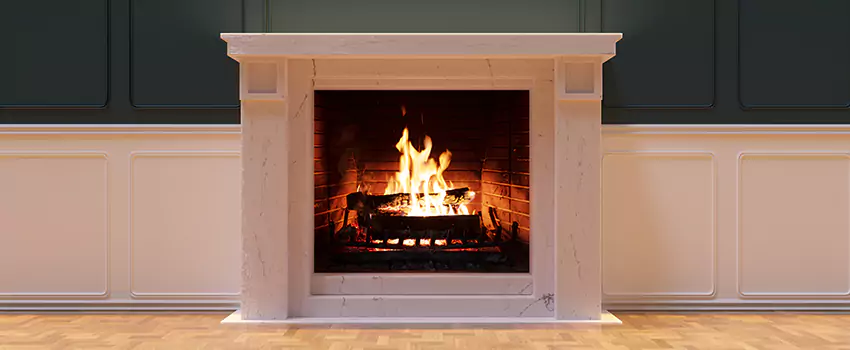 Open Flame Wood-Burning Fireplace Installation Services in Winchester, Massachusetts