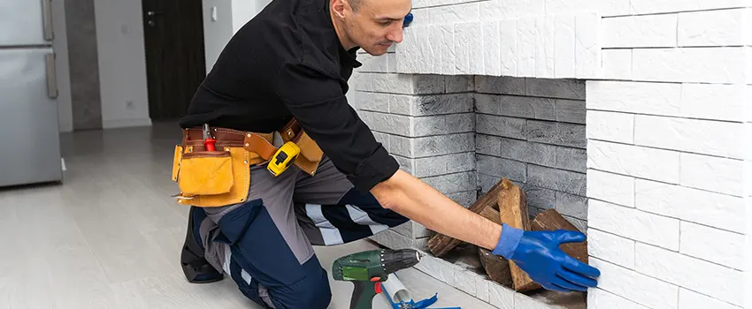 Fireplace Damaged Damper Frame Repair Services in Winchester, Massachusetts